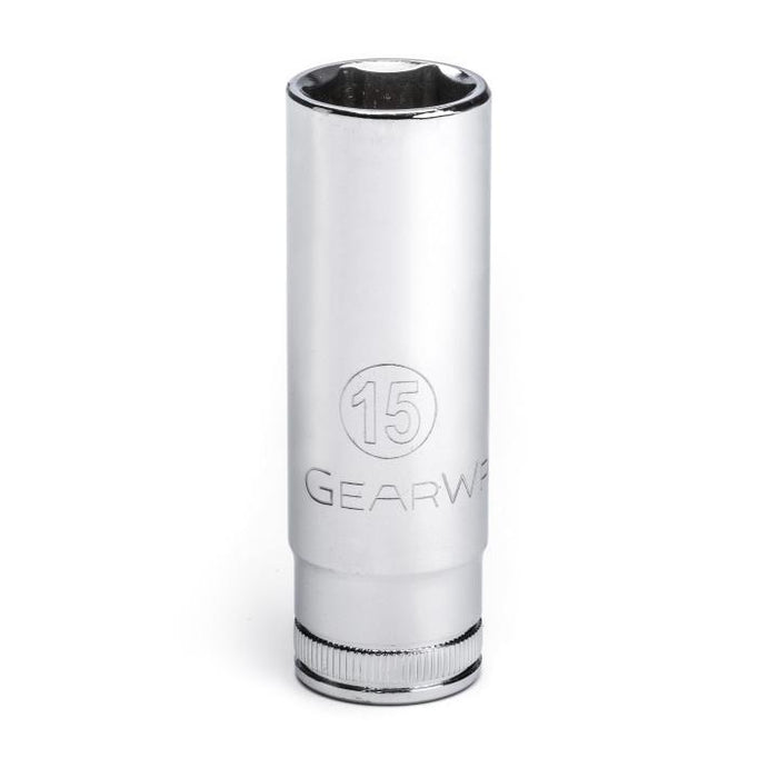 GEARWRENCH - 3/8" DRIVE 6 POINT DEEP METRIC SOCKET 15MM - 80397