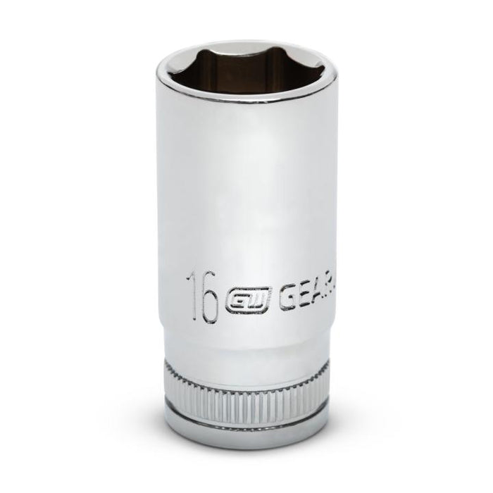 GEARWRENCH - 3/8" DRIVE 6 POINT MID LENGTH METRIC SOCKET 16MM - 80398S-06