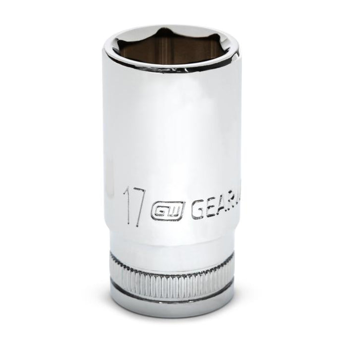 GEARWRENCH - 3/8" DRIVE 6 POINT MID LENGTH METRIC SOCKET 17MM - 80399S-06