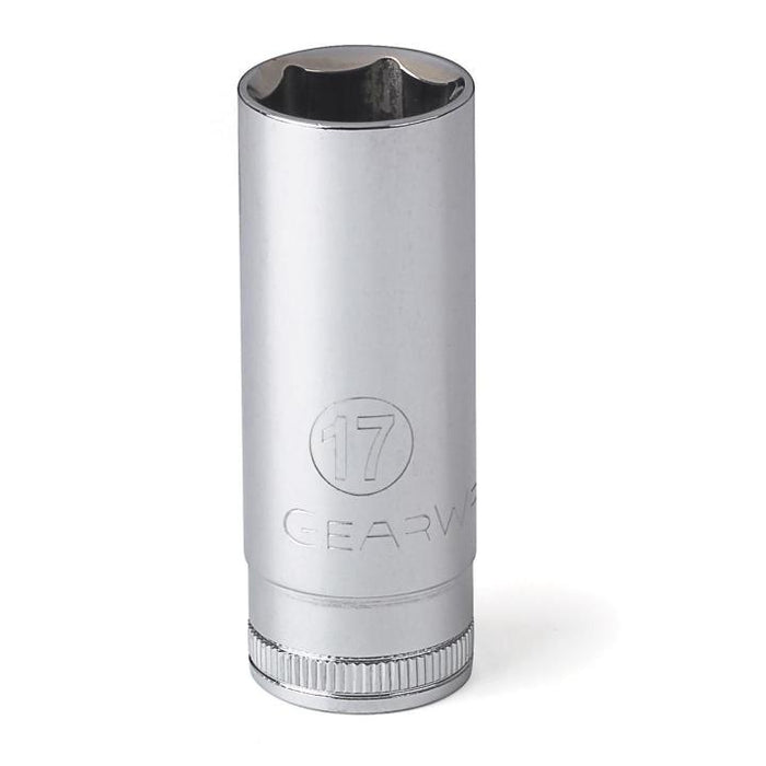 GEARWRENCH - 3/8" DRIVE 6 POINT DEEP METRIC SOCKET 17MM - 80399