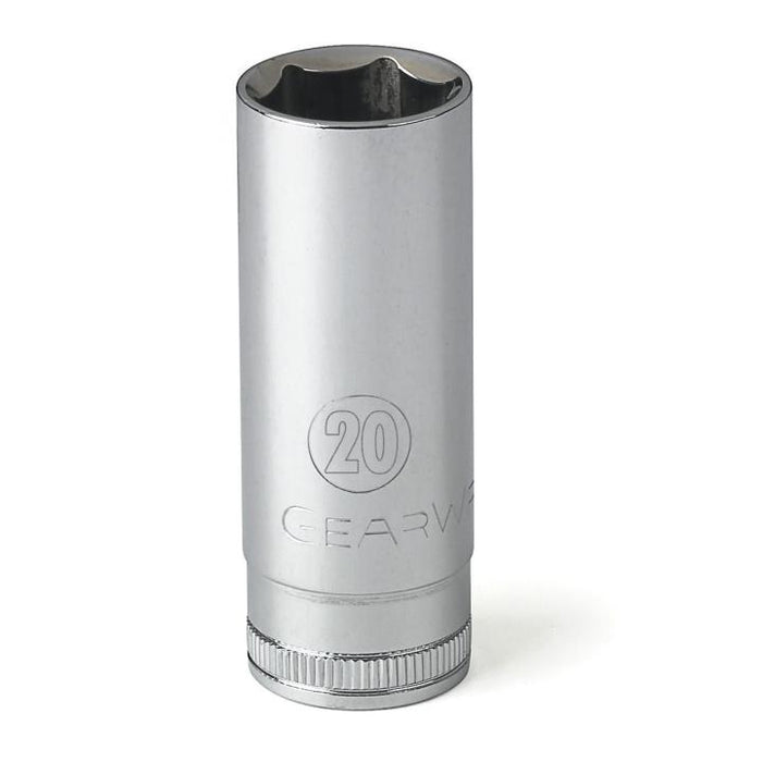 GEARWRENCH - 3/8" DRIVE 6 POINT DEEP METRIC SOCKET 20MM - 80406