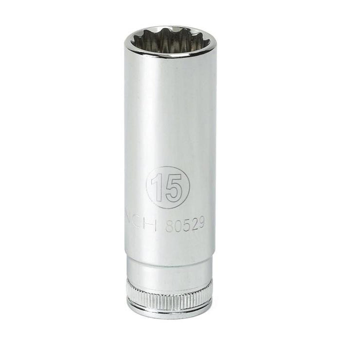GEARWRENCH - 3/8" DRIVE 12 POINT DEEP SAE SOCKET 1/4" - 80509