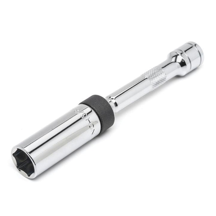 GEARWRENCH - 3/8" DRIVE 6 POINT 5/8" MAGNETIC SWIVEL SPARK PLUG SOCKET 6" - 80546