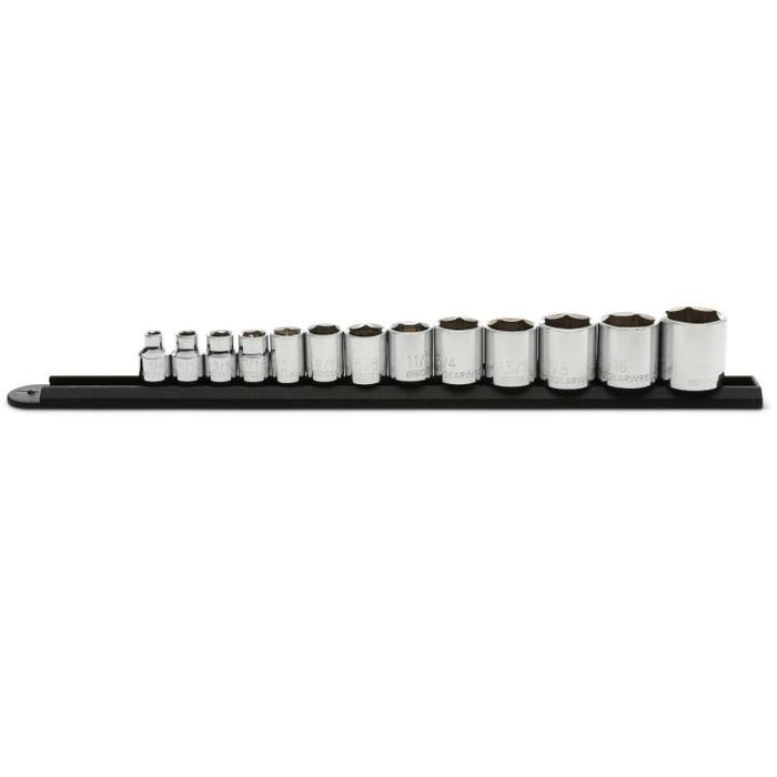 GEARWRENCH - 13 PIECE 3/8" DRIVE 6 POINT STANDARD SAE SOCKET SET - 80553