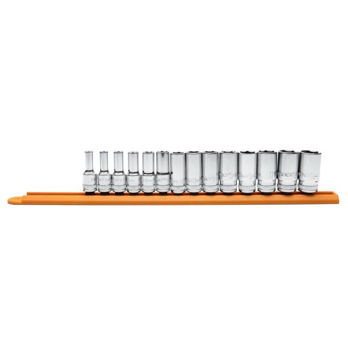 GEARWRENCH - 14 PIECE 3/8" DRIVE 6 POINT MID LENGTH METRIC SOCKET SET - 80554S-06
