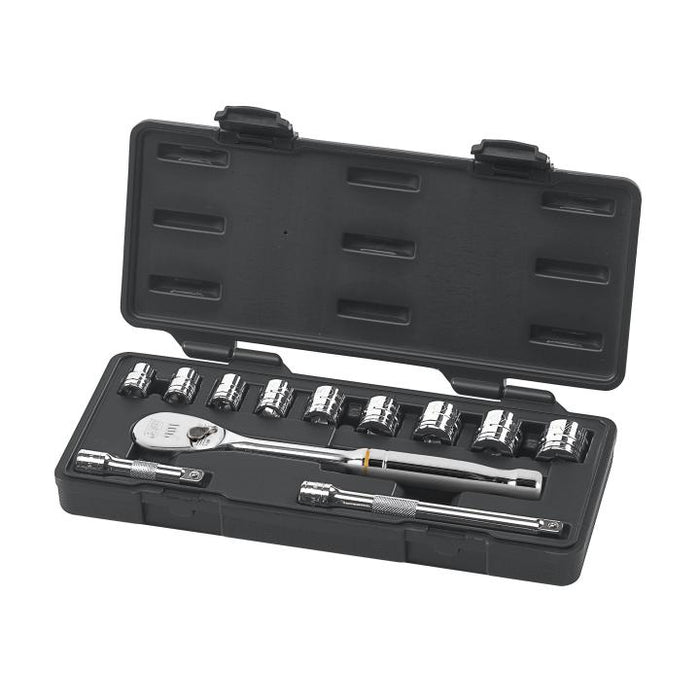 GEARWRENCH - 12 PIECE 3/8" DRIVE 6 POINT STANDARD SAE MECHANICS TOOL SET - 80556