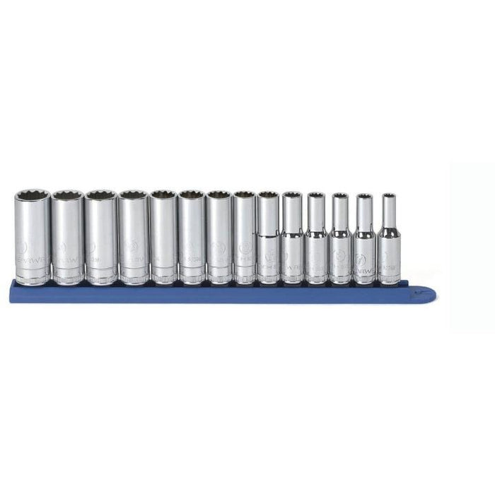 GEARWRENCH - 14 PIECE 3/8" DRIVE 12 POINT DEEP METRIC SOCKET SET - 80562
