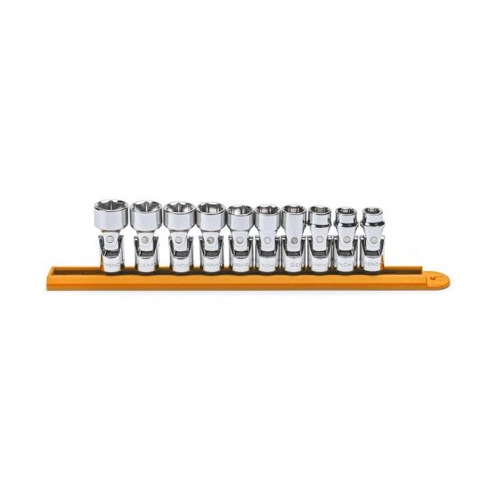 GEARWRENCH - 10 PIECE 3/8" DRIVE 6 POINT FLEX METRIC SOCKET SET - 80565