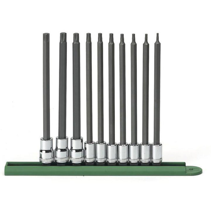GEARWRENCH - 10 PIECE 1/4" & 3/8" DRIVE LONG TORX® BIT SOCKET SET - 80588