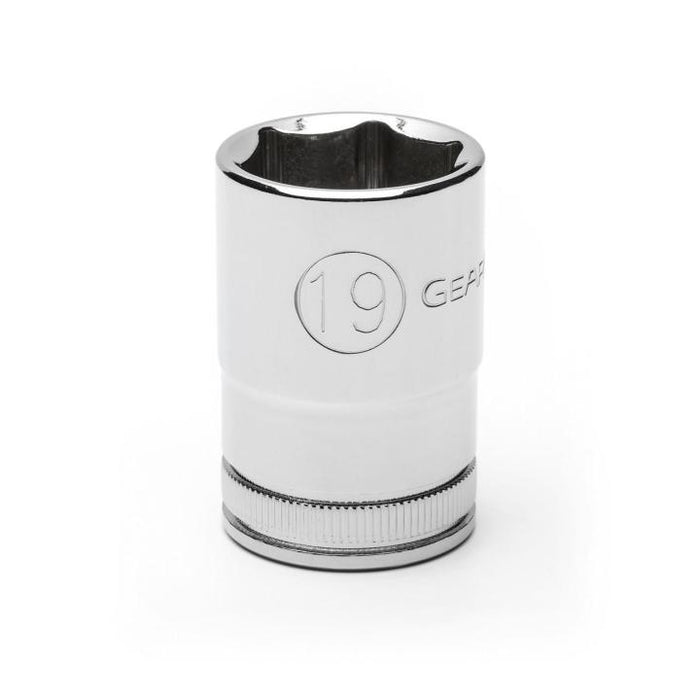 GEARWRENCH - 1/2" DRIVE 6 POINT STANDARD METRIC SOCKET 19MM - 80631