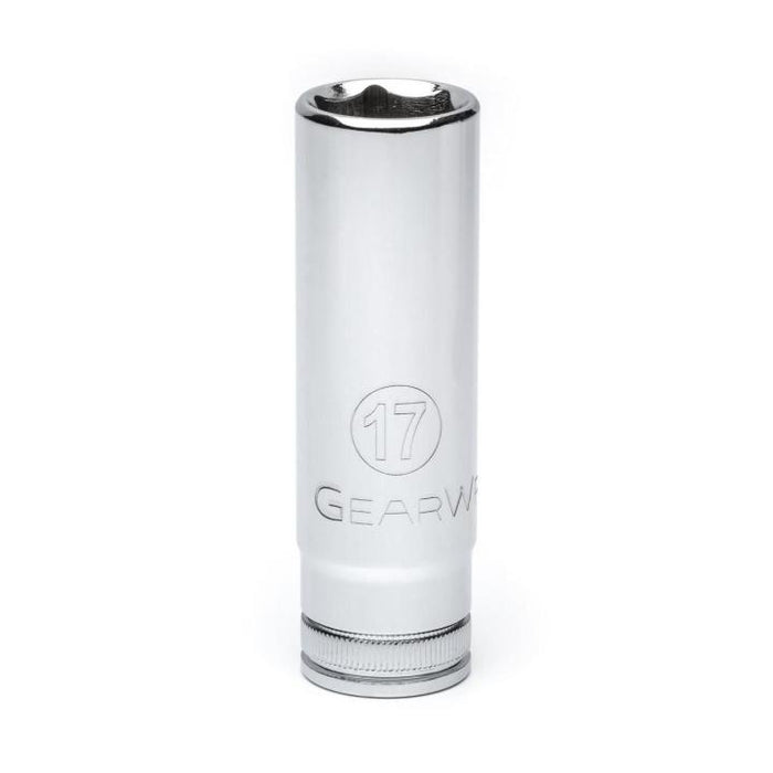 GEARWRENCH - 1/2" DRIVE 6 POINT DEEP METRIC SOCKET 17MM - 80644