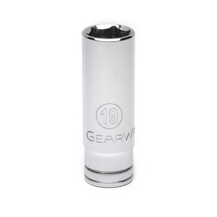 GEARWRENCH - 1/2" DRIVE 6 POINT DEEP METRIC SOCKET 19MM - 80646D