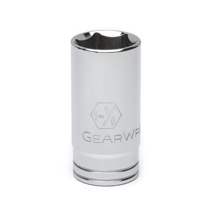 GEARWRENCH - 1/2" DRIVE 6 POINT DEEP SAE SOCKET 1-1/8" - 80676