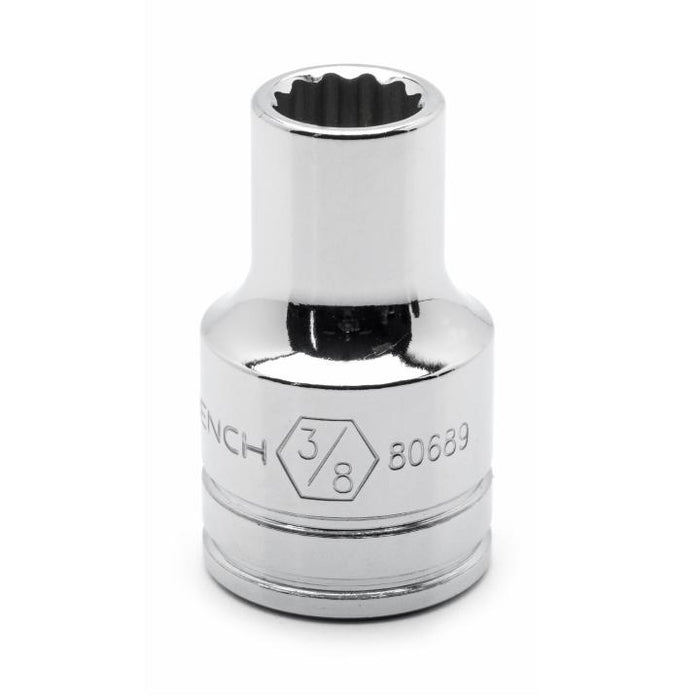 GEARWRENCH - 1/2" DRIVE 12 POINT STANDARD SAE SOCKET 3/8" - 80689