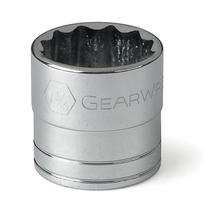 GEARWRENCH - 1/2" DRIVE 12 POINT STANDARD SAE SOCKET 1-3/16" - 80793