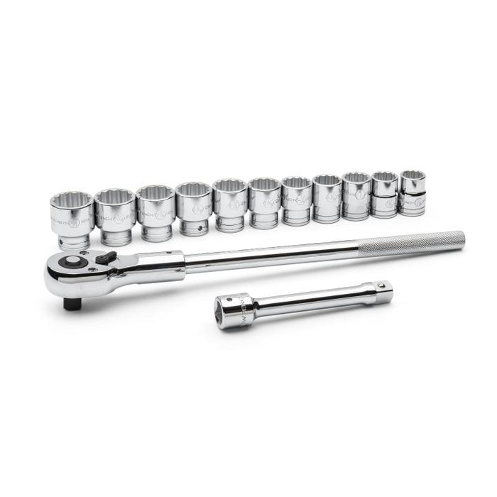 GEARWRENCH - 13 PIECE 3/4" DRIVE 12 POINT STANDARD SAE MECHANICS TOOL SET - 80879