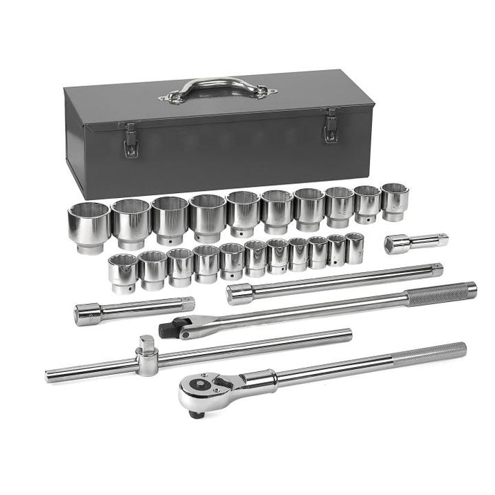 GEARWRENCH - 27 PIECE 3/4" DRIVE 12 POINT STANDARD SAE MECHANICS TOOL SET - 80880