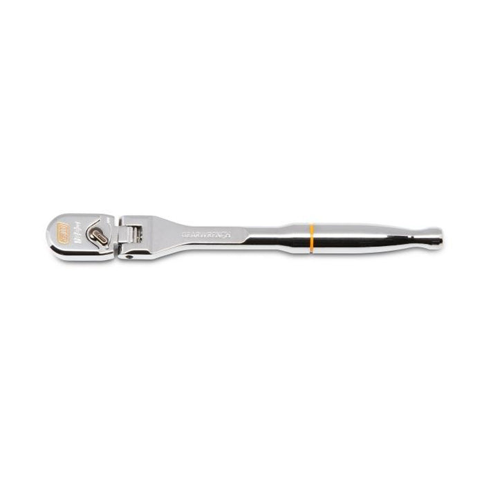 GEARWRENCH - 1/4" DRIVE 120XP™ FULL POLISH CHROME FLEX HEAD TEARDROP RATCHET 7" - 81012XP