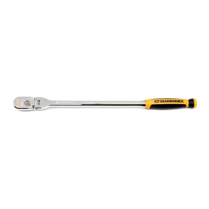 GEARWRENCH - 3/8" DRIVE 120XP™ DUAL MATERIAL HANDLE FLEX HEAD TEARDROP RATCHET 15-1/2" - 81210XP