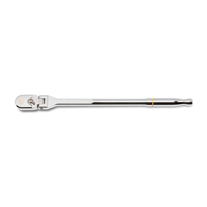 GEARWRENCH - 3/8" DRIVE 120XP™ FULL POLISH CHROME FLEX HEAD TEARDROP RATCHET 13-1/2" - 81215XP