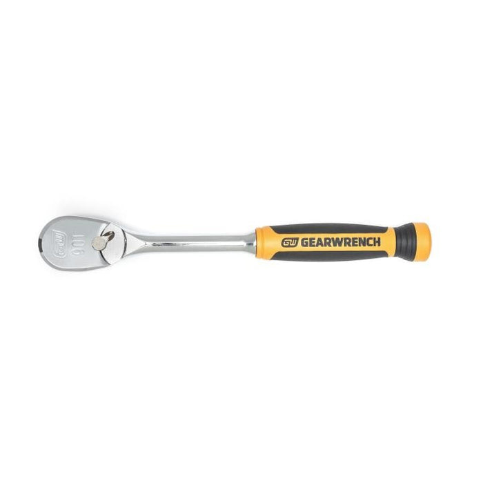 GEARWRENCH - 1/2" DRIVE 90-TOOTH DUAL MATERIAL TEARDROP RATCHET 11" - 81303T