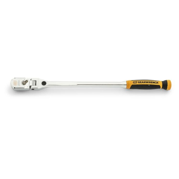 GEARWRENCH - 1/2" DRIVE 120XP DUAL MATERIAL HANDLE LOCKING FLEX HEAD RATCHET 19" - 81375