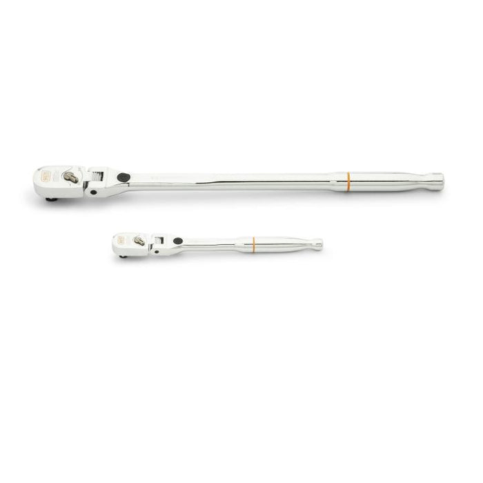 GEARWRENCH - 2 PIECE 1/4" & 3/8" DRIVE 120XP LOCKING FLEX HEAD RATCHET SET - 81380