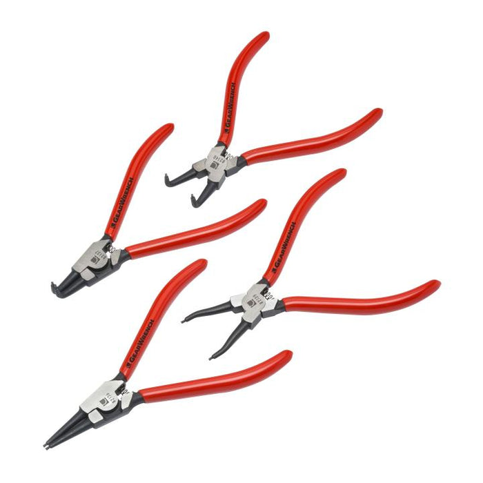 GEARWRENCH - 4 PIECE 7" FIXED TIP INTERNAL & EXTERNAL SNAP RING PLIER SET - 82150