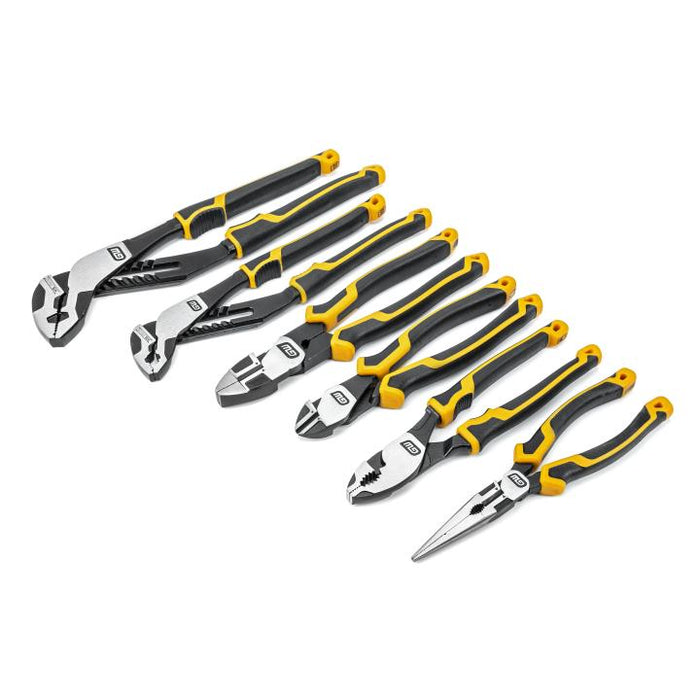 GEARWRENCH - 6 PIECE PITBULL DUAL MATERIAL MIXED PLIER SET - 82204C-06