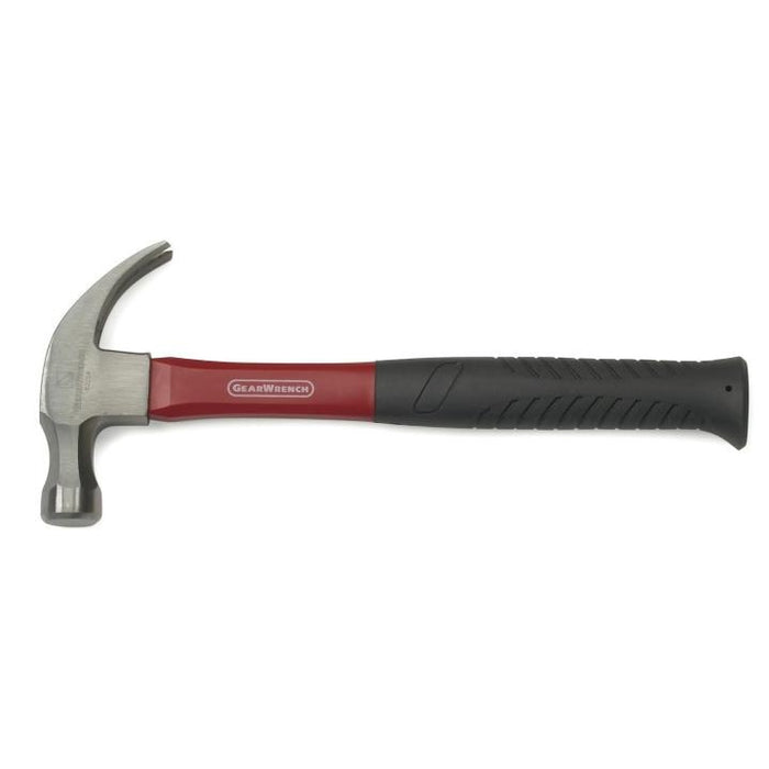 GEARWRENCH - 16 OZ. CURVED CLAW HAMMER WITH FIBERGLASS HANDLE - 82254