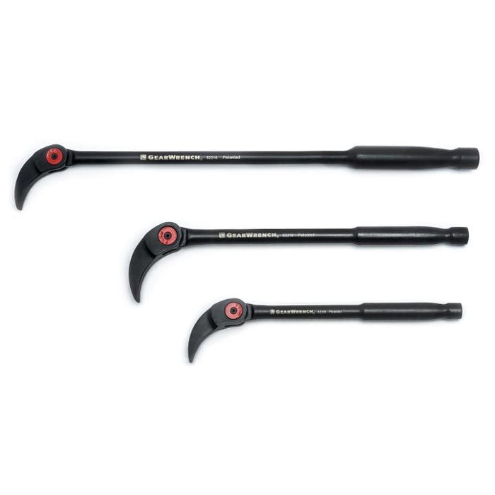 GEARWRENCH - 3 PIECE INDEXING PRY BAR SET 8", 10" & 16" - 82301D