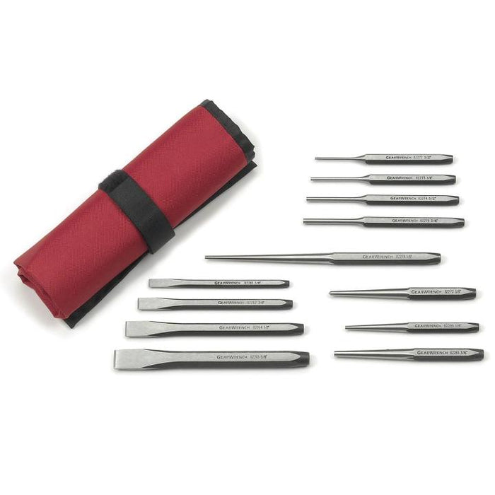 GEARWRENCH - 12 PIECE PUNCH AND CHISEL SET - 82305