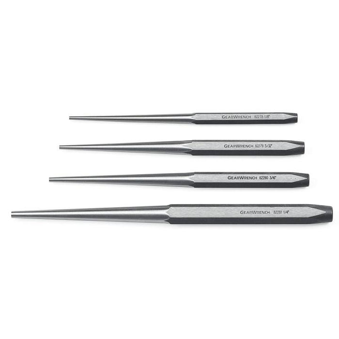 GEARWRENCH - 4 PIECE LONG TAPER PUNCH SET - 82307