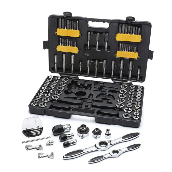 GEARWRENCH - 114 PIECE SAE/METRIC RATCHETING TAP AND DIE SET - 82812