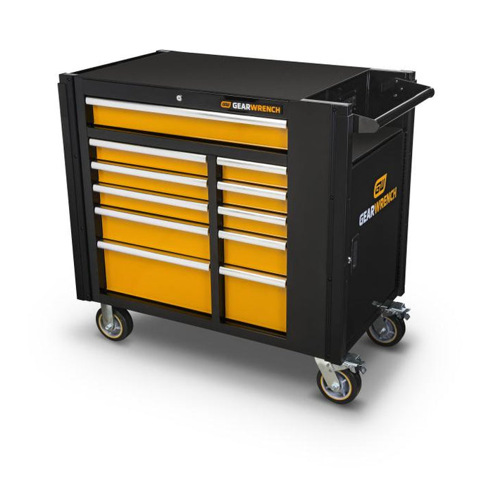 GEARWRENCH - 42" 11 DRAWER BLACK & ORANGE MOBILE WORK STATION - 83169