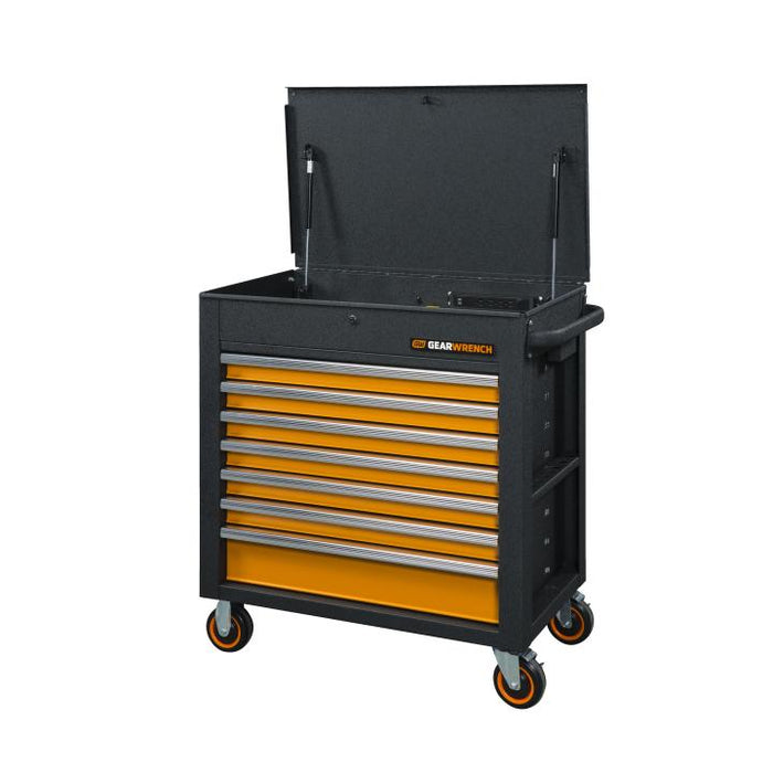 GEARWRENCH - 35" 7 DRAWER ROLLING TOOL CART WITH TILT TOP - 83246