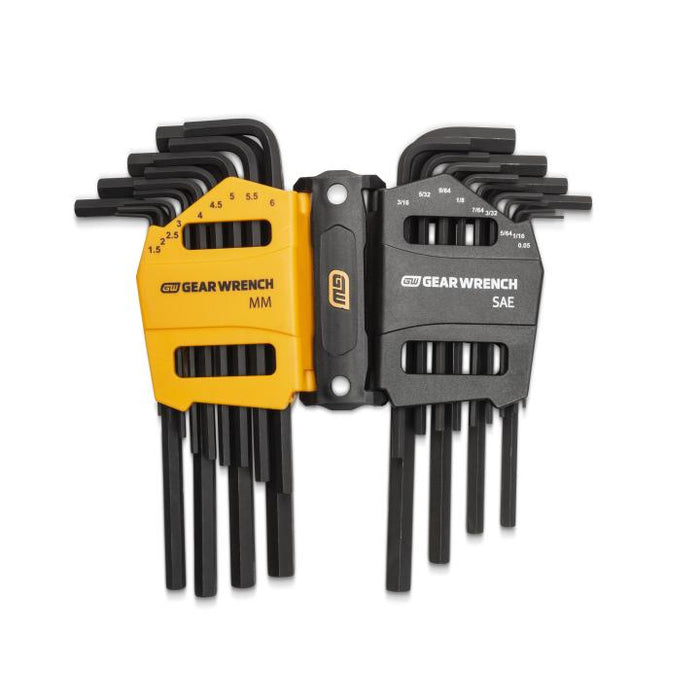 GEARWRENCH - 26 PIECE LONG ARM SAE/METRIC HEX KEY SET - 83504