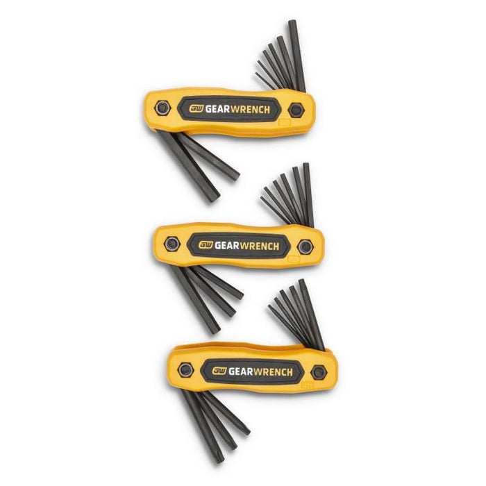GEARWRENCH - 25 PIECE SAE/METRIC/TORX® FOLDING HEX KEY SET - 83512