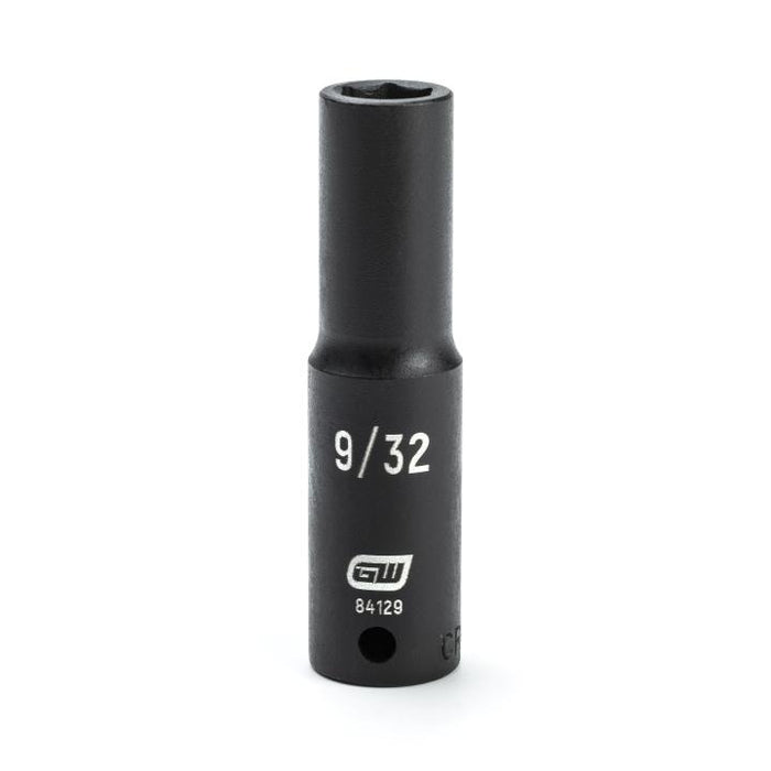 GEARWRENCH - 1/4" DRIVE 6 POINT DEEP IMPACT SAE SOCKET 9/32" - 84129