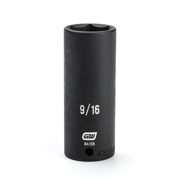 GEARWRENCH - 1/4" DRIVE 6 POINT DEEP IMPACT SAE SOCKET 9/16" - 84135