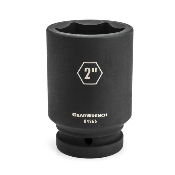 GEARWRENCH - 1" DRIVE 6 POINT DEEP IMPACT SAE SOCKET 2-1/8" - 84268