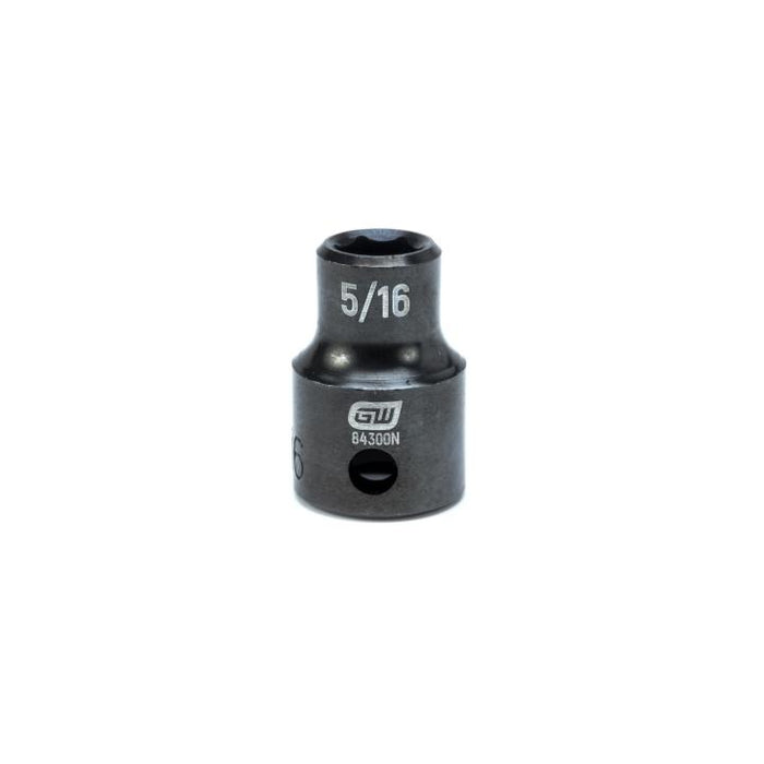 GEARWRENCH - 3/8" DRIVE 6 POINT STANDARD IMPACT SAE SOCKET 5/16" - 84300N