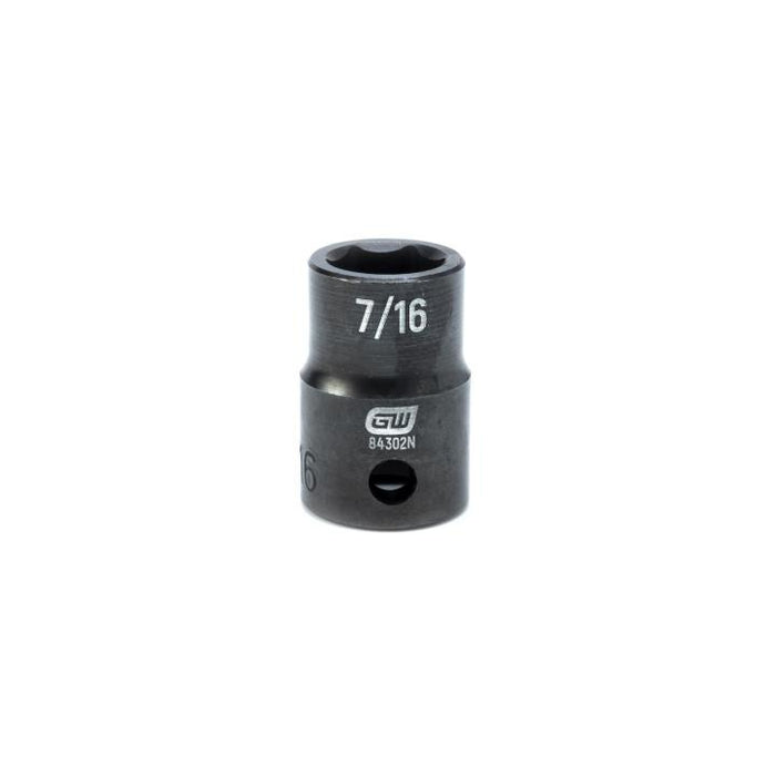 GEARWRENCH - 3/8" DRIVE 6 POINT STANDARD IMPACT SAE SOCKET 7/16" - 84302N