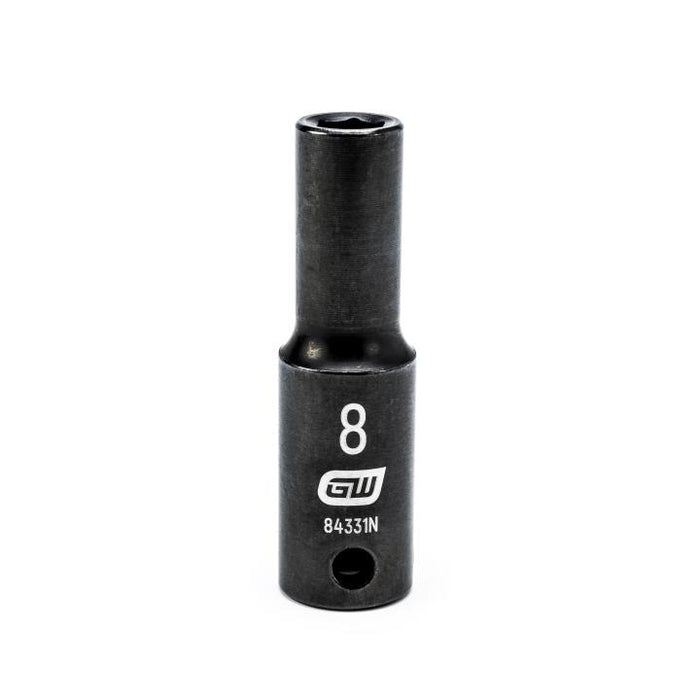 GEARWRENCH - 3/8" DRIVE 6 POINT DEEP IMPACT METRIC SOCKET 8MM - 84331N