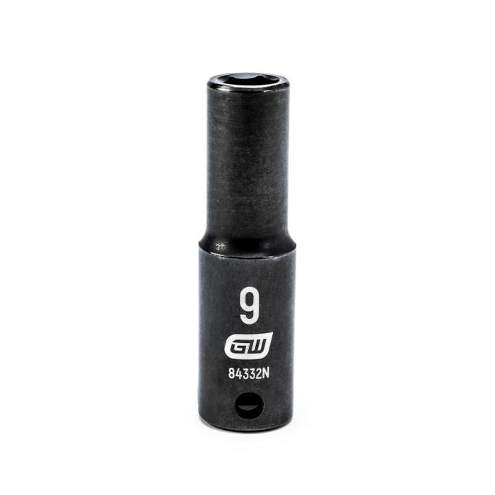 GEARWRENCH - 3/8" DRIVE 6 POINT DEEP IMPACT METRIC SOCKET 9MM - 84332N