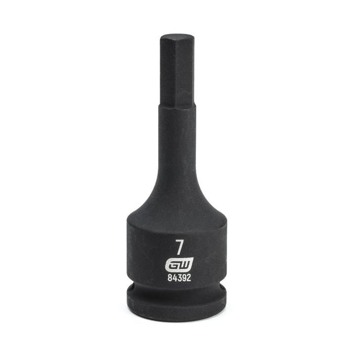 GEARWRENCH - 3/8" DRIVE HEX BIT IMPACT METRIC SOCKET 7MM - 84392