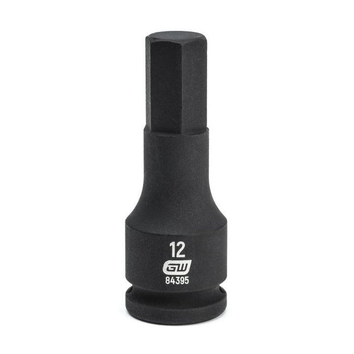 GEARWRENCH - 3/8" DRIVE HEX BIT IMPACT METRIC SOCKET 12MM - 84395