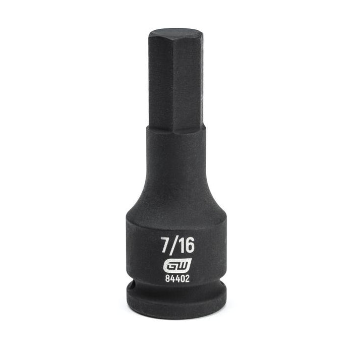 GEARWRENCH - 3/8" DRIVE HEX BIT IMPACT SAE SOCKET 7/16" - 84402