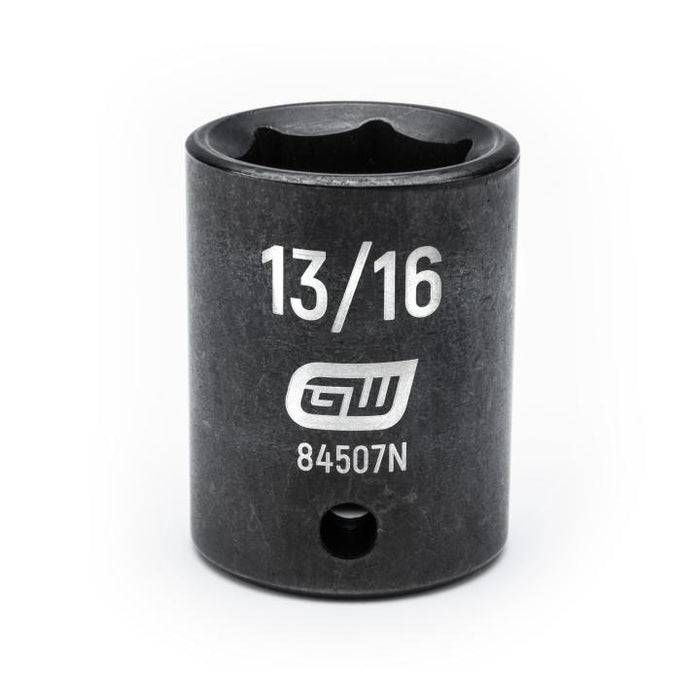 GEARWRENCH - 1/2" DRIVE 6 POINT STANDARD IMPACT SAE SOCKET 13/16" - 84507N