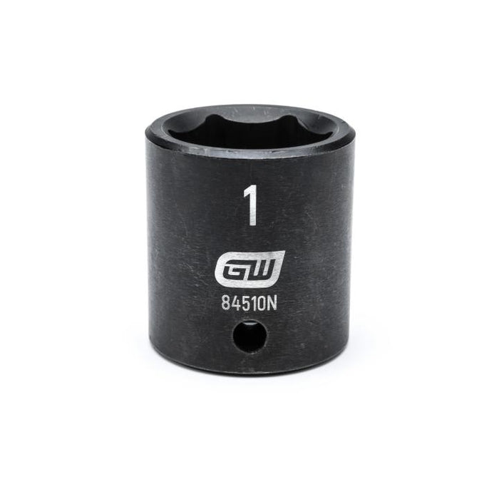 GEARWRENCH - 1/2" DRIVE 6 POINT STANDARD IMPACT SAE SOCKET 1" - 84510N